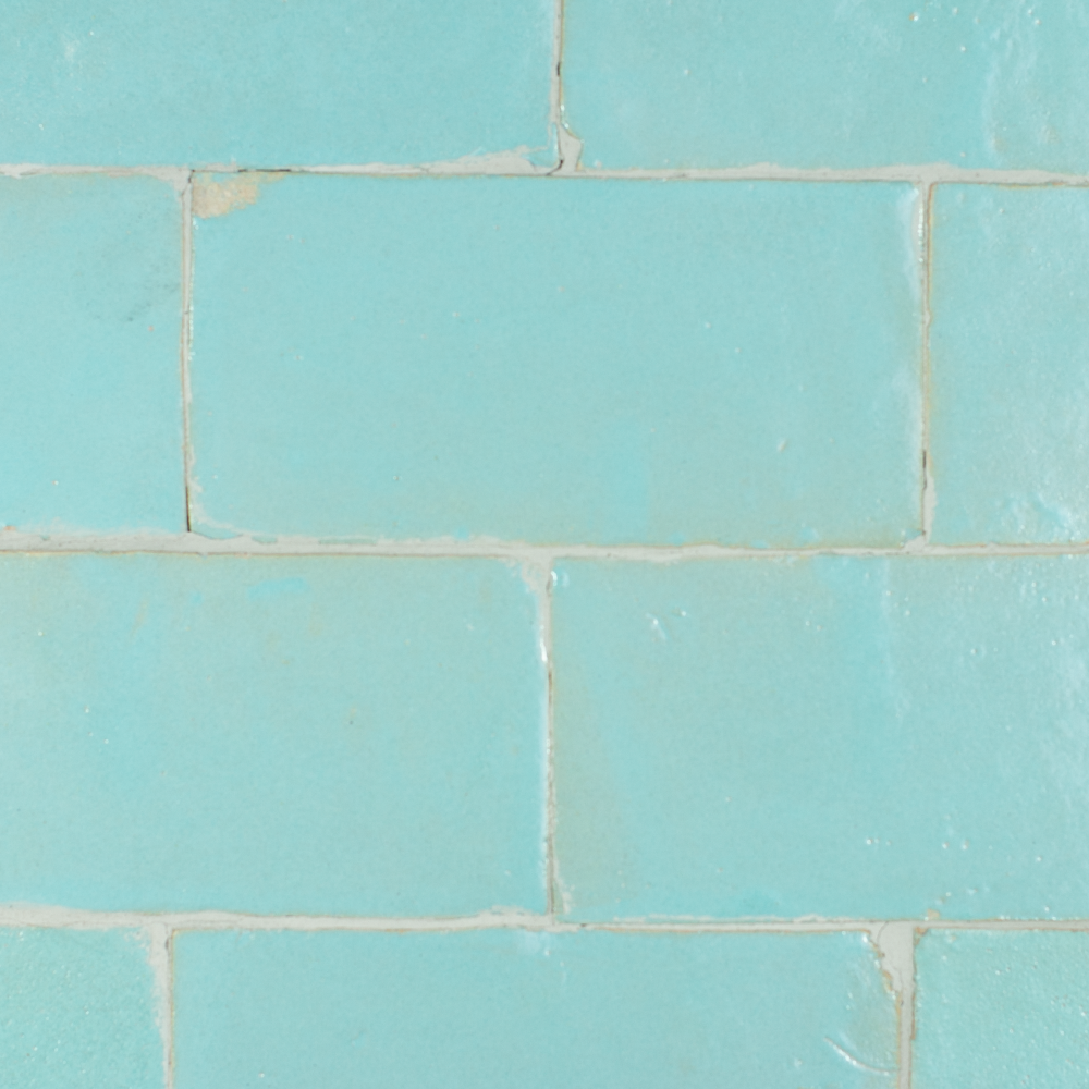Platta Bleu Ciel Mat 7.5x15
