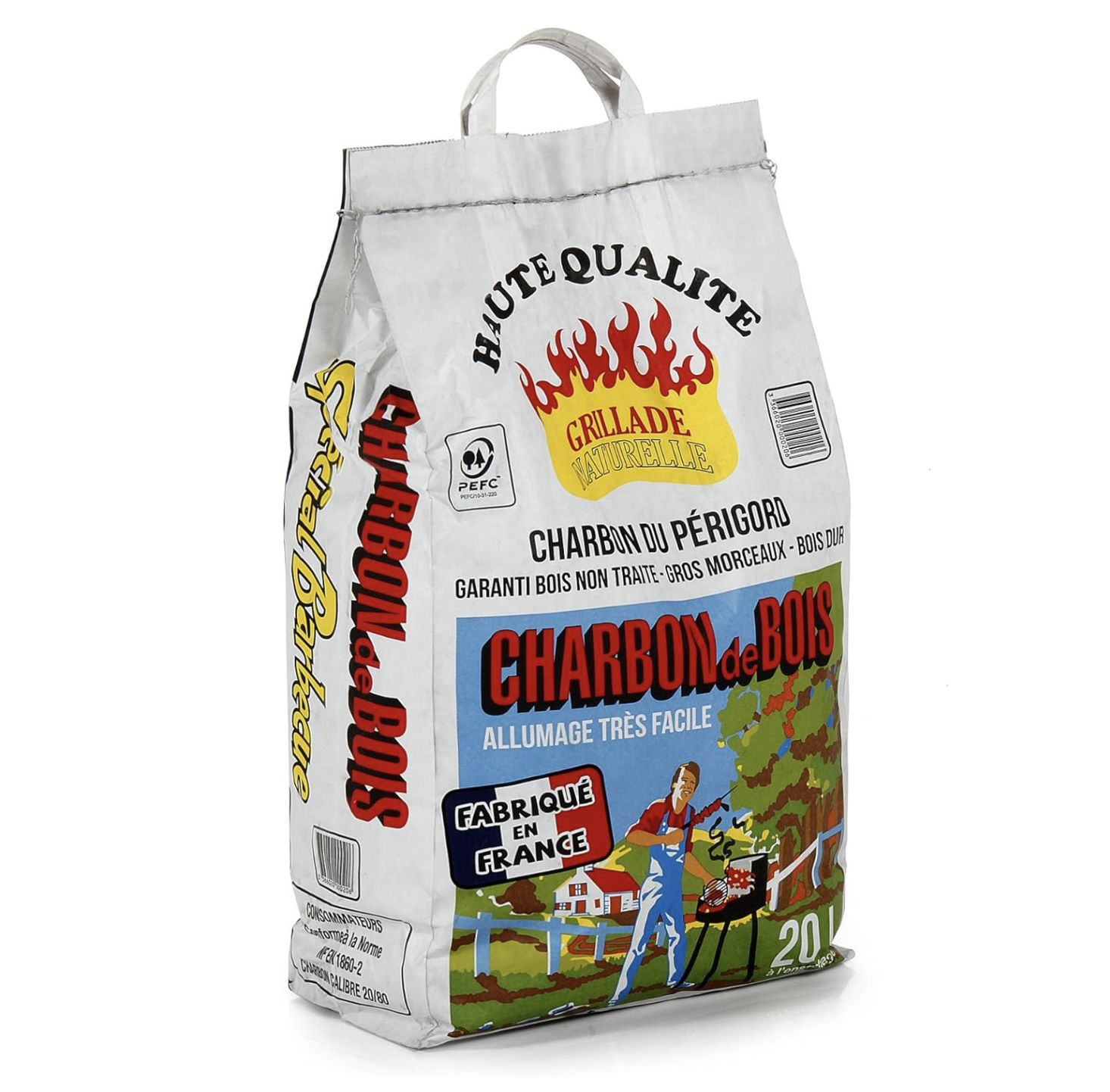 Miljövänlig Pyrolysbaserad Grillkol  - 20 liter