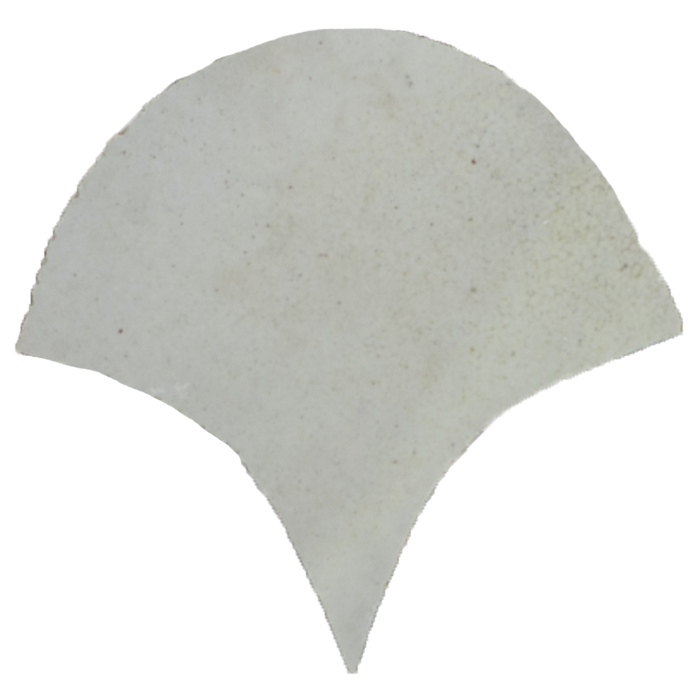Zellige Ecru Poisson Échelles 10x10cm - 2