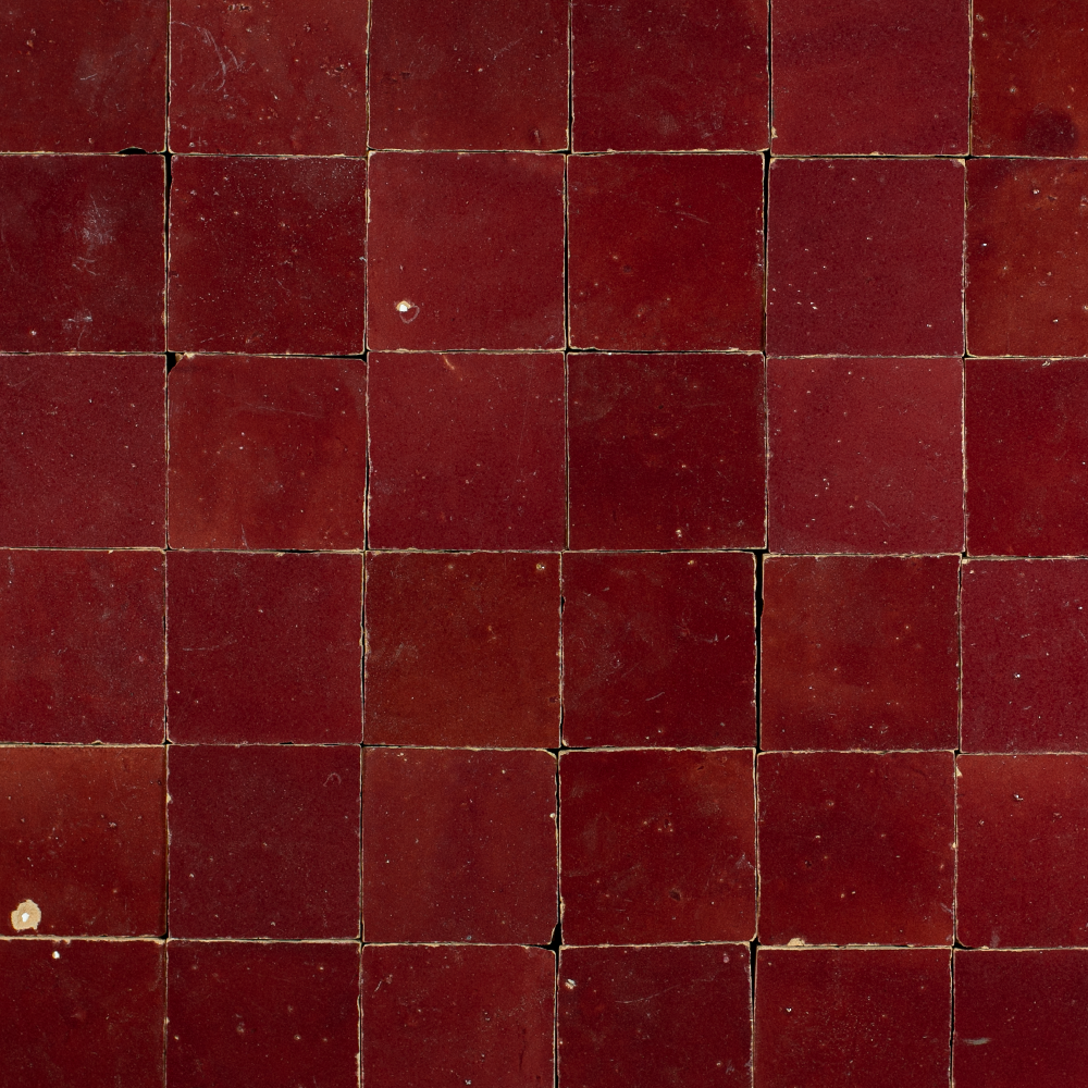 Zellige Rouge 5 x 5 cm
