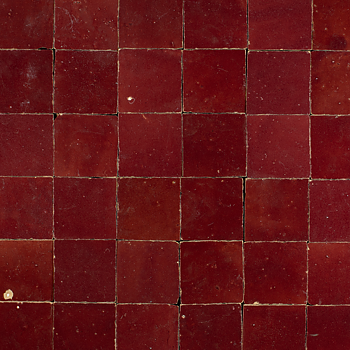 Zellige Rouge 5 x 5 cm