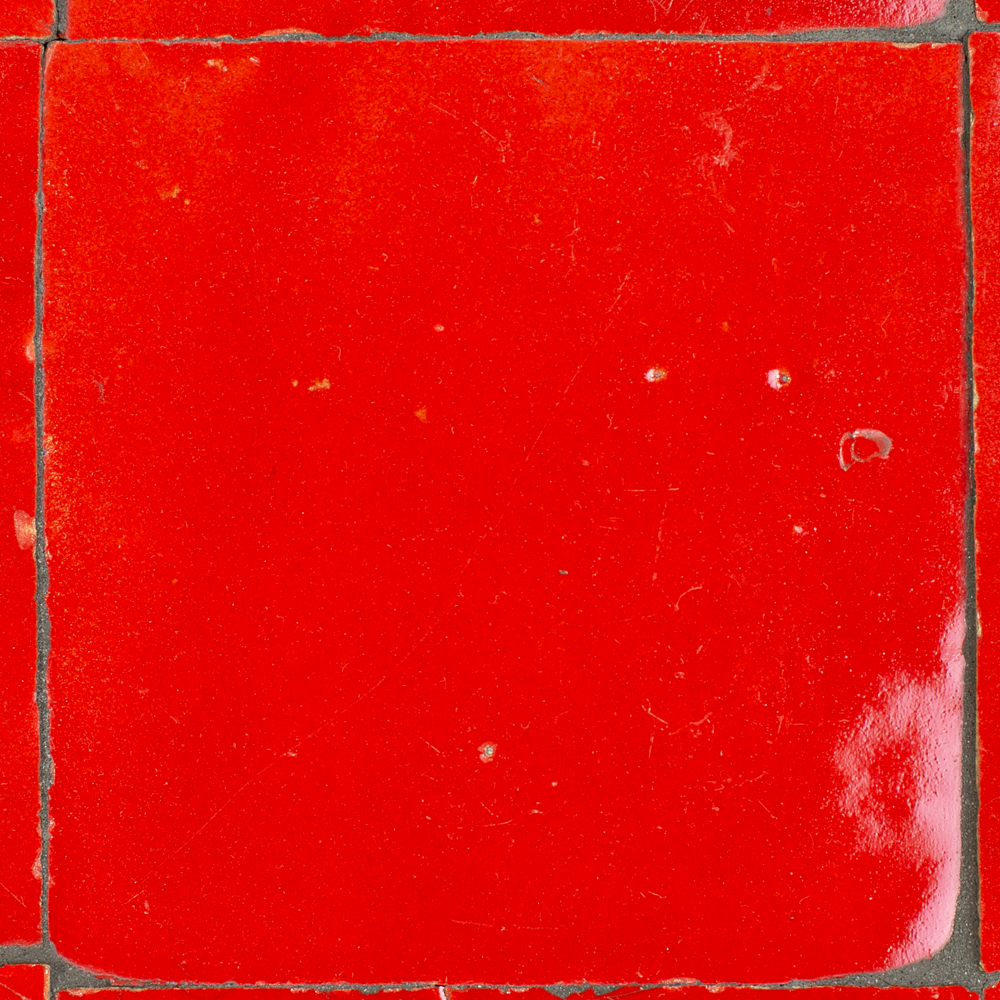 Zellige Rouge Sang 10x10cm - 2