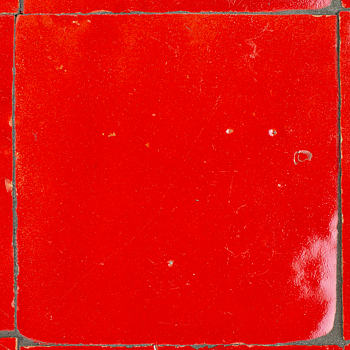 Zellige Rouge Sang 10x10cm