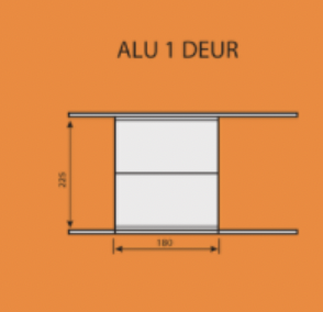 alu 1 dörr tunnelväxthus
