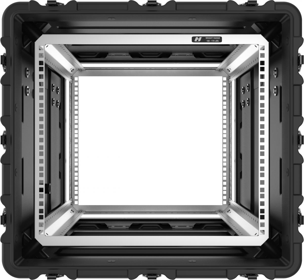 Peli-Hardigg Super-V Rack case 24 " 9 U - 4