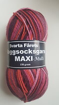 Raggsocksgarn - Maxi-Multi - 150 gr.