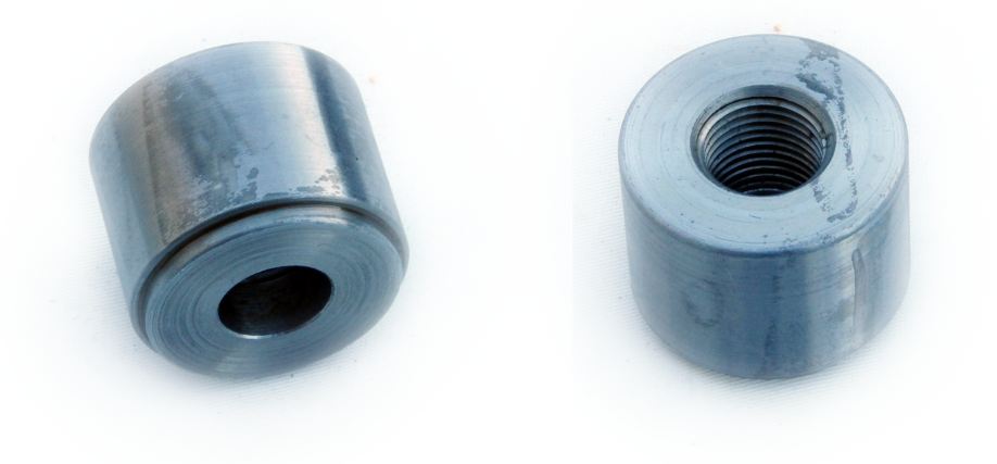 Svetsmutter svartstål - 1/4"