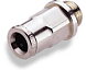 Instickskoppling Rak 6mm M10x1