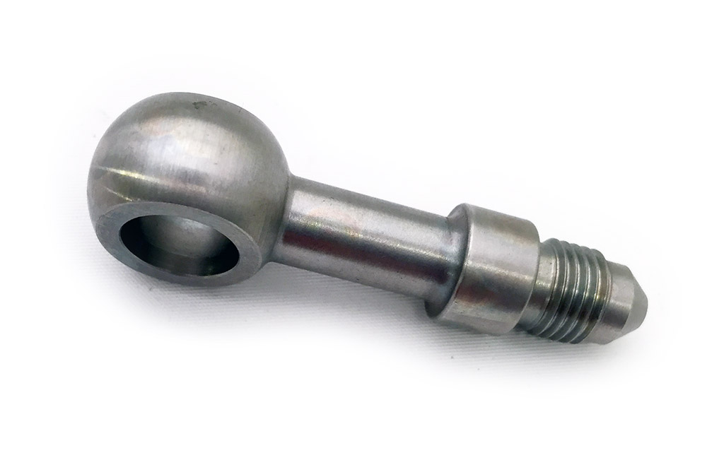 Banjokoppling gänga BS - 10mm AN4 rak