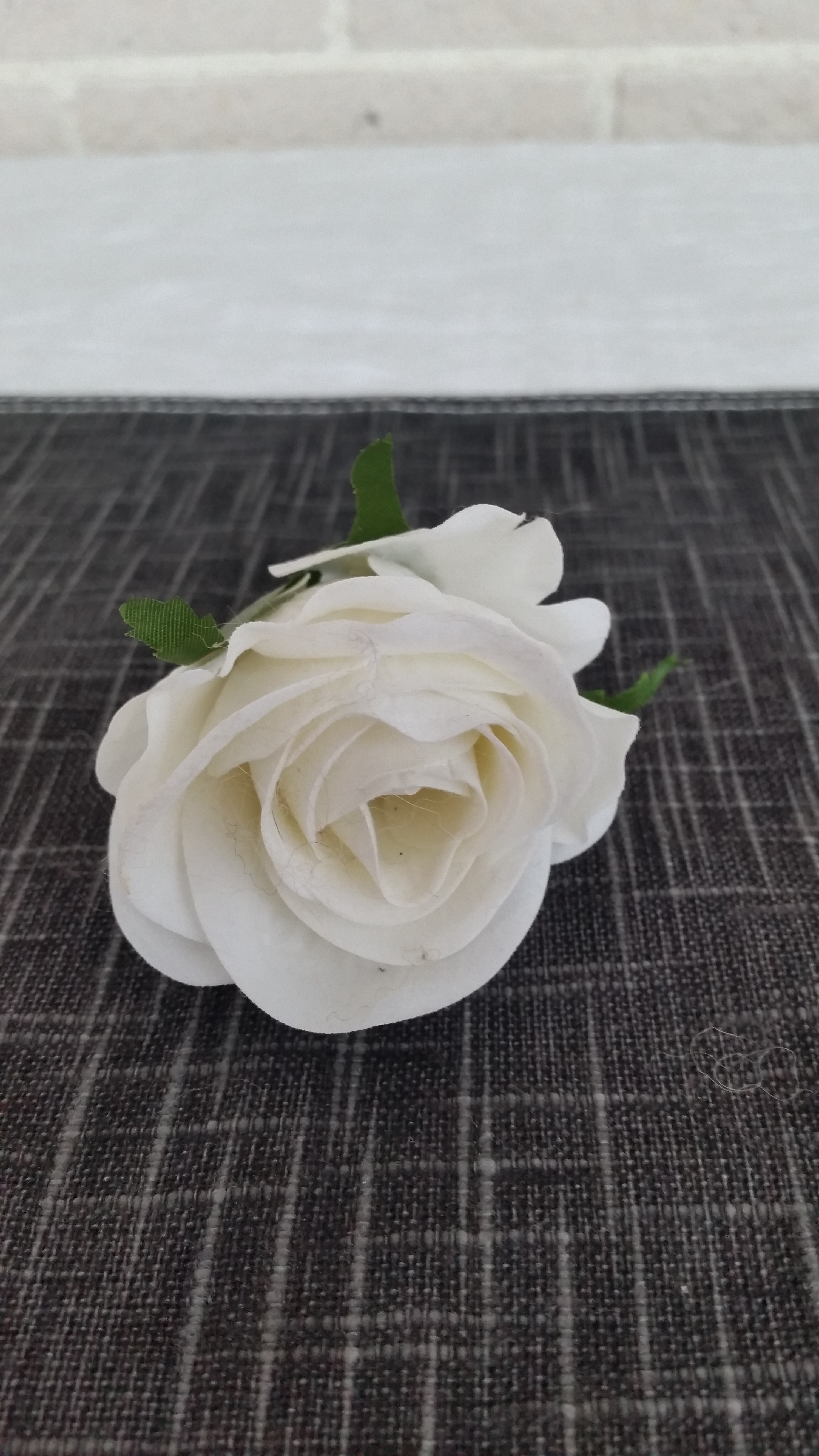 Tygros, creme, vattenfast, 6cm
