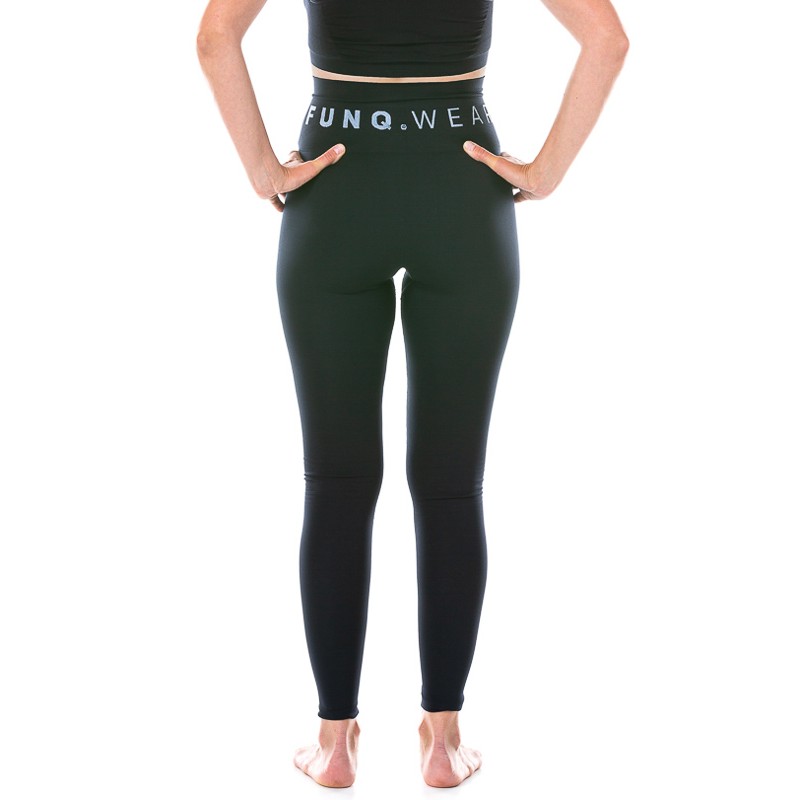 FUNQ WEAR Seamless Tights - High Waist Shaping, svarta - 2