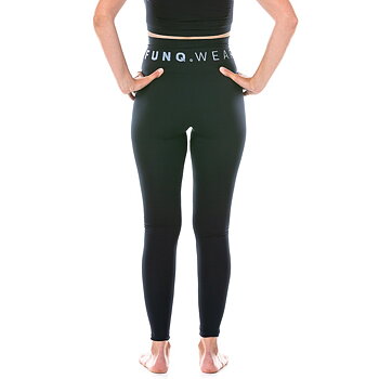 FUNQ WEAR seamless tights med høj formet talje, sort