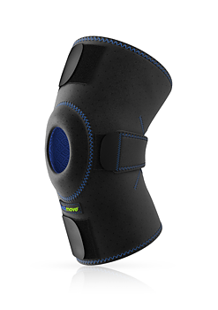Actimove Sports Edition Knestøtte åpen kneskål, justerbar universal svart