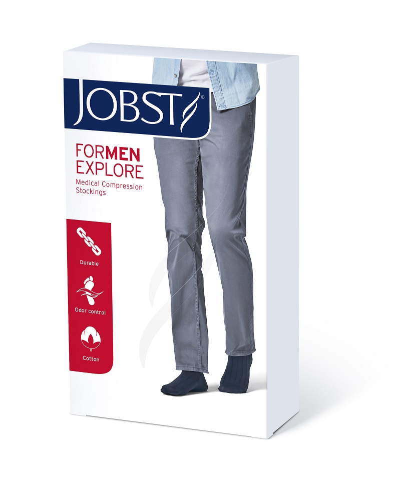 JOBST ForMen Explore (RAL)  knæstrømper klasse 2 - 4