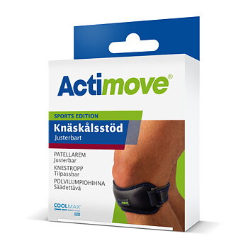 Actimove Sports Edition knæskallestøtte Universal Black