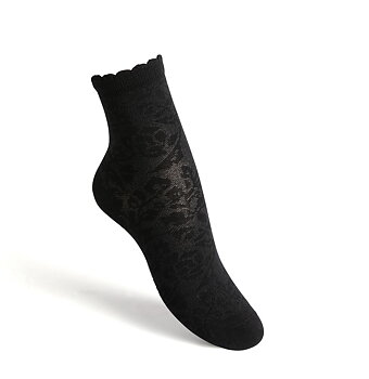 Funq Wear bambusstrømper, Floral Black 37-40