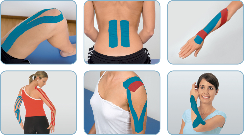 Kinesiotape 2,5 cm x 5 m, forskjellige farger  - 5