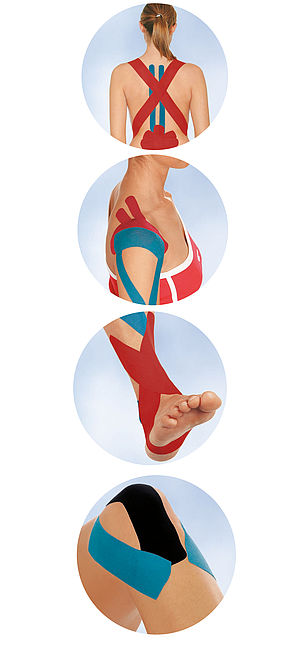 Kinesiotape 2,5 cm x 5 m, forskjellige farger  - 4