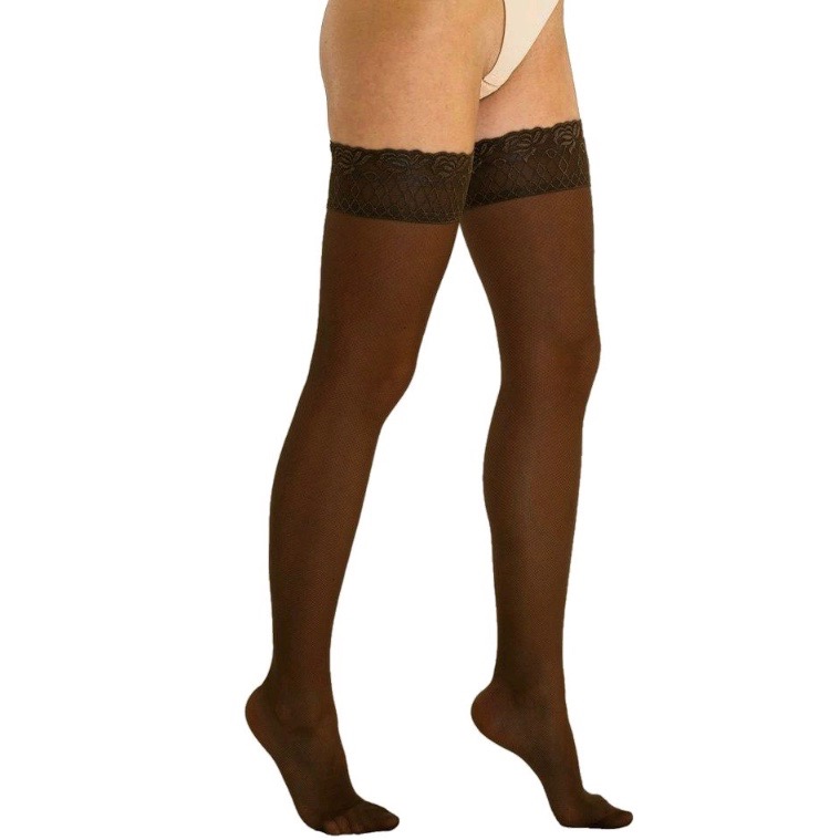 Solidea Fashion Brigitte Micro Rete stay-up, 12-15 mmHg - 3