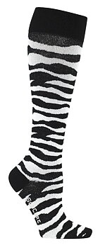 Steunkousen met zebraprint