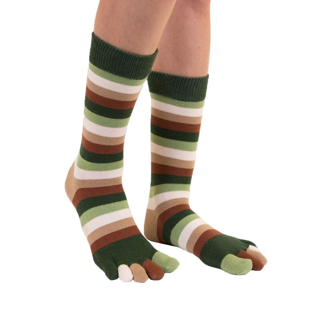 TOETOE Essential Mid-calf Stripy Earth - 2