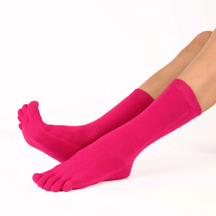 TOETOE Essential halvlange Tåsokker, Fuksia - 2