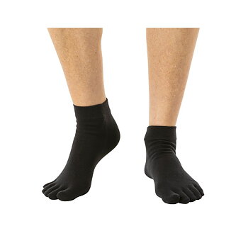 FUNQ WEAR  ankelhøje tåstrømper Sort