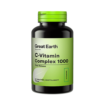 Great Earth C-Vitamin Complex 1000mg, 60 tabletter 