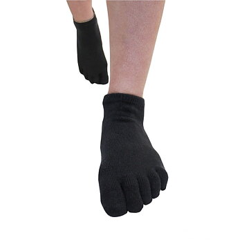 TOETOE Essential Anklet - Ankelhöga Tåstrumpor, svart