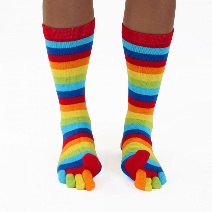 ToeToe Essential teensokken - Rainbow - 3
