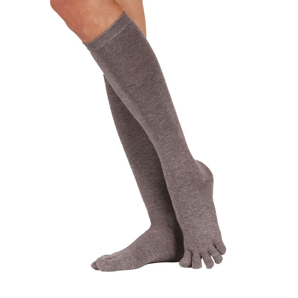TOETOE Essential - knehøye tåstrømper, grå - 2