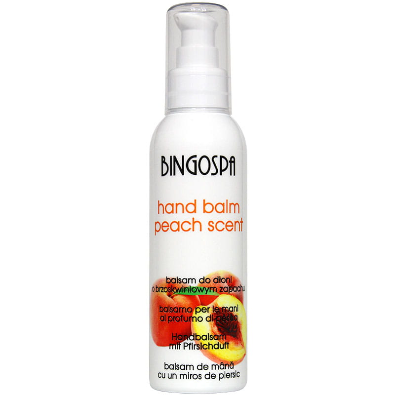 Handbalsam med persikodoft