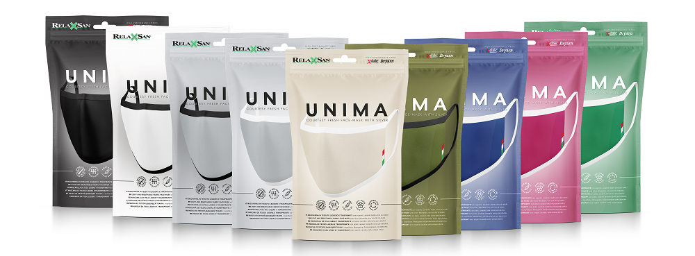 UNIMA Fresh Mask – Gezichtsmasker/mondkapje van textiel, 1 st - 17