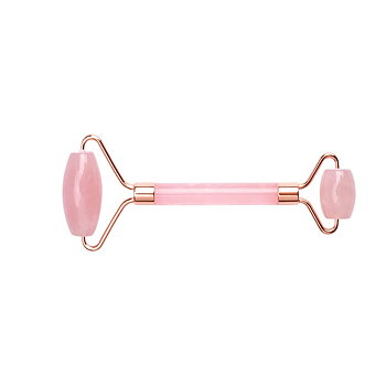 Pinkki jade roller, Clay mask stick ja C-vitamiiniseerumin kanssa