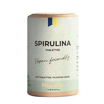 Spirulinatabletter från Wissla of Sweden