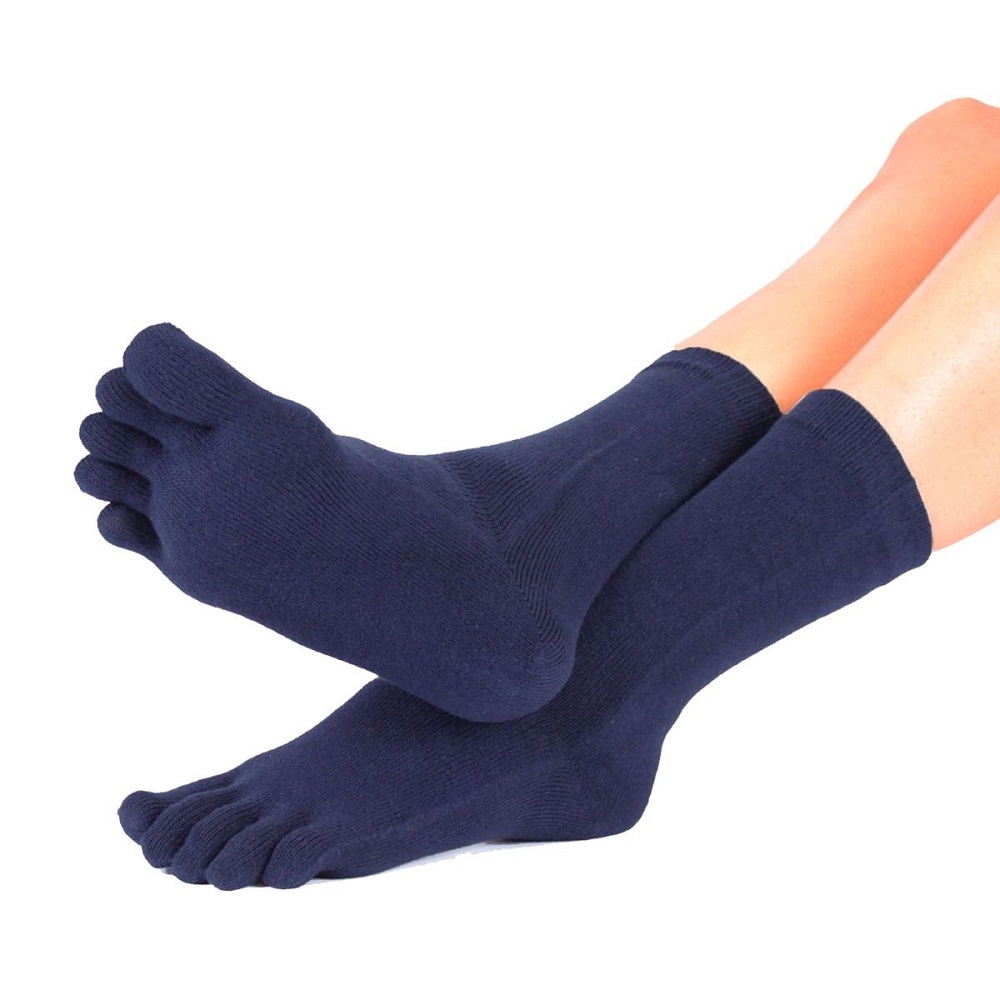 TOETOE Essential halvlange tåsokker, navy - 2
