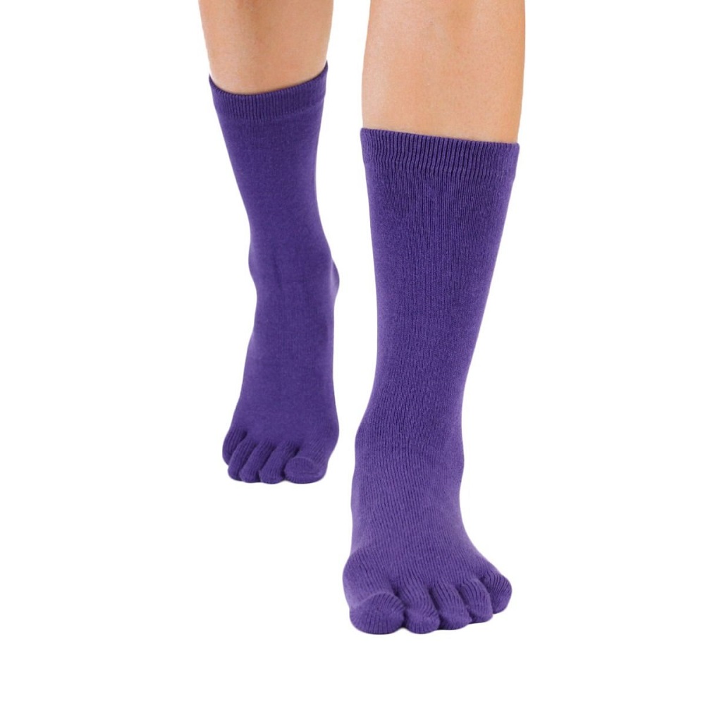 TOETOE Essential halvlange tåsokker, lilla - 2