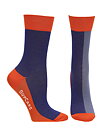 Bamboe compressiesokken blauw/rood