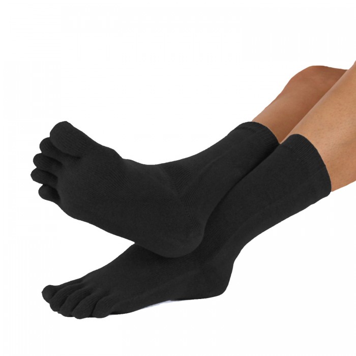 TOETOE Essential halvlange Tåsokker, sort - 3