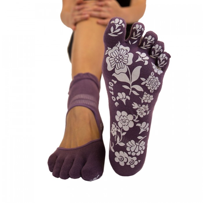 ToeToe yoga sokken antislip  - paars - 2