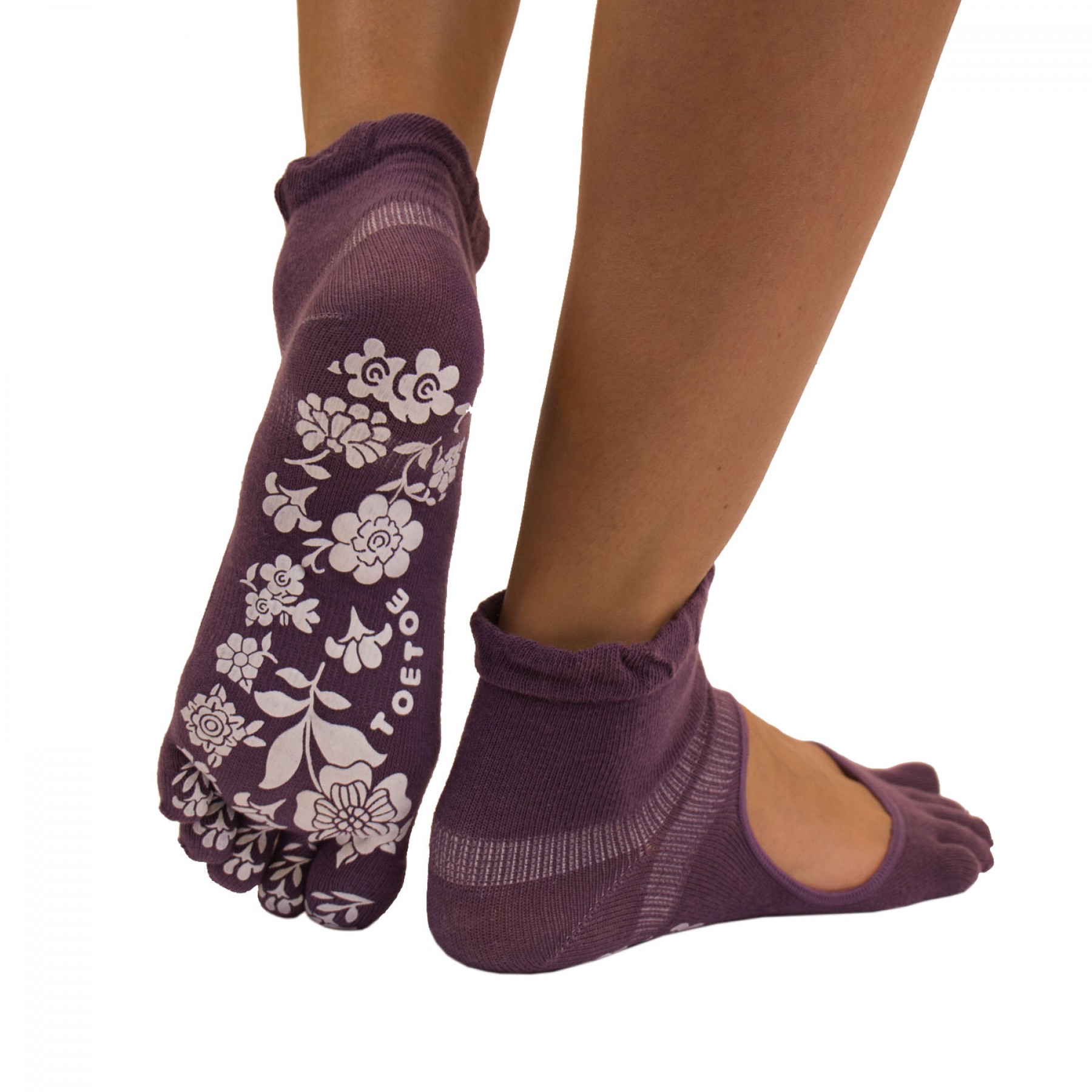 ToeToe yoga sokken antislip  - paars - 3