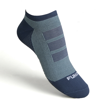 FUNQ WEAR Sportssokker No Show, Boxing Blue