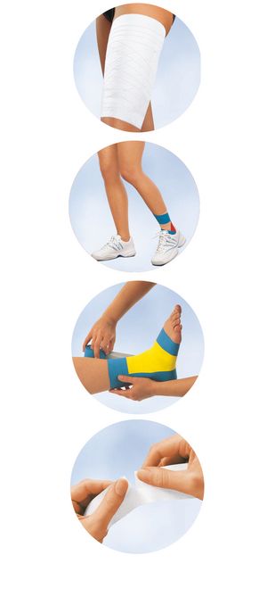 Leukotape Classic urheiluteippi, 3,75 cm x 10 m, valkoinen - 2