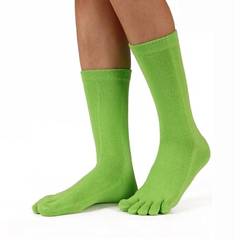TOETOE Essential halvlange tåsokker, lime grøn