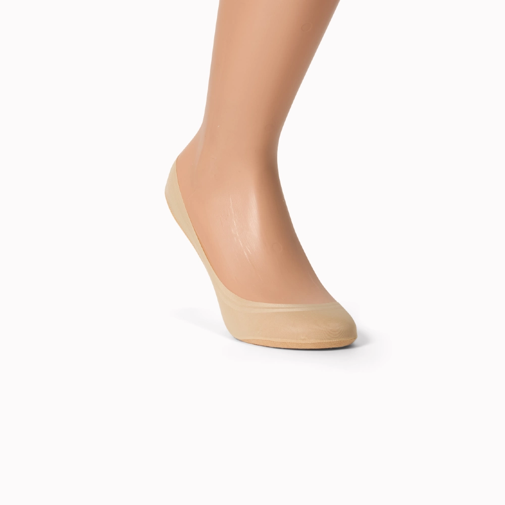 Ballerinastrømper med silikonekant - 5