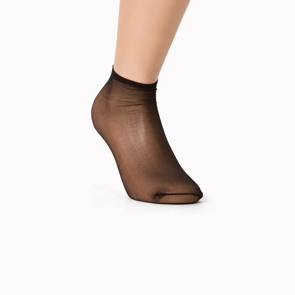 Ankelstrømper i nylon med skridsikker - 6
