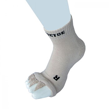 TOETOE Health - Tåstrækker sok, beige