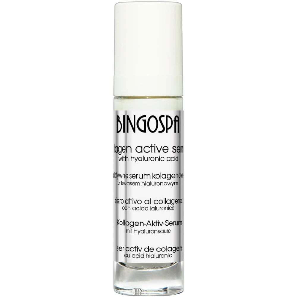 Anti-aging serum med kollagen og hyaluronsyre