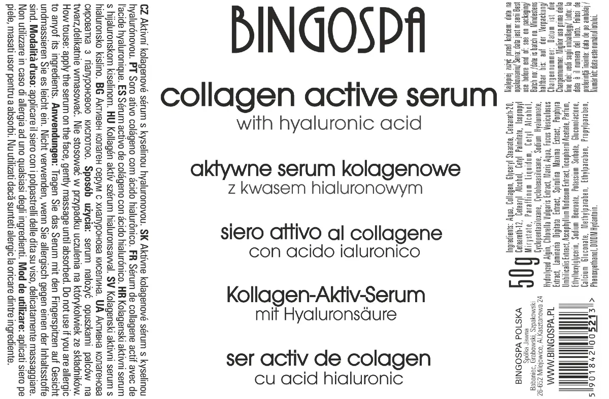 Anti-aging serum med kollagen og hyaluronsyre - 2