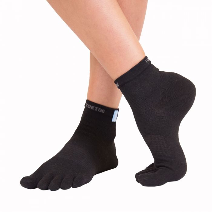 TOETOE Outdoor Trainer  tåstrømper - Svart - 3